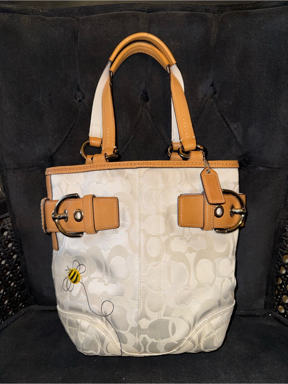 Vintage Coach Bumblebee Bag